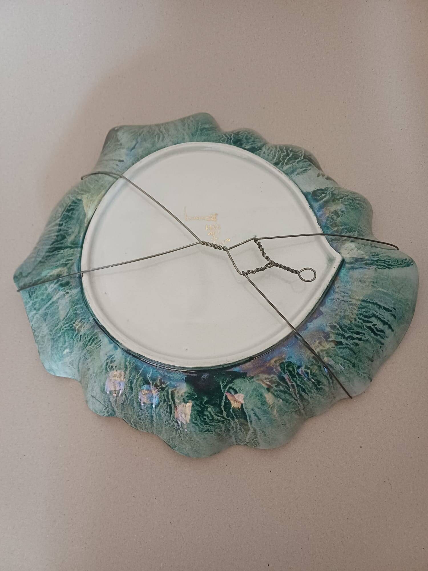 Josef Ekberg Gustavsberg – Large decorative ceramic plate – Art Deco 1931
