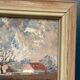 Original Swedish Oil on Panel – “Landscape” by Bertil Wahlberg – Signed – Vintage and Framed – 48 × 41.5 cm (18.9" × 16.3")