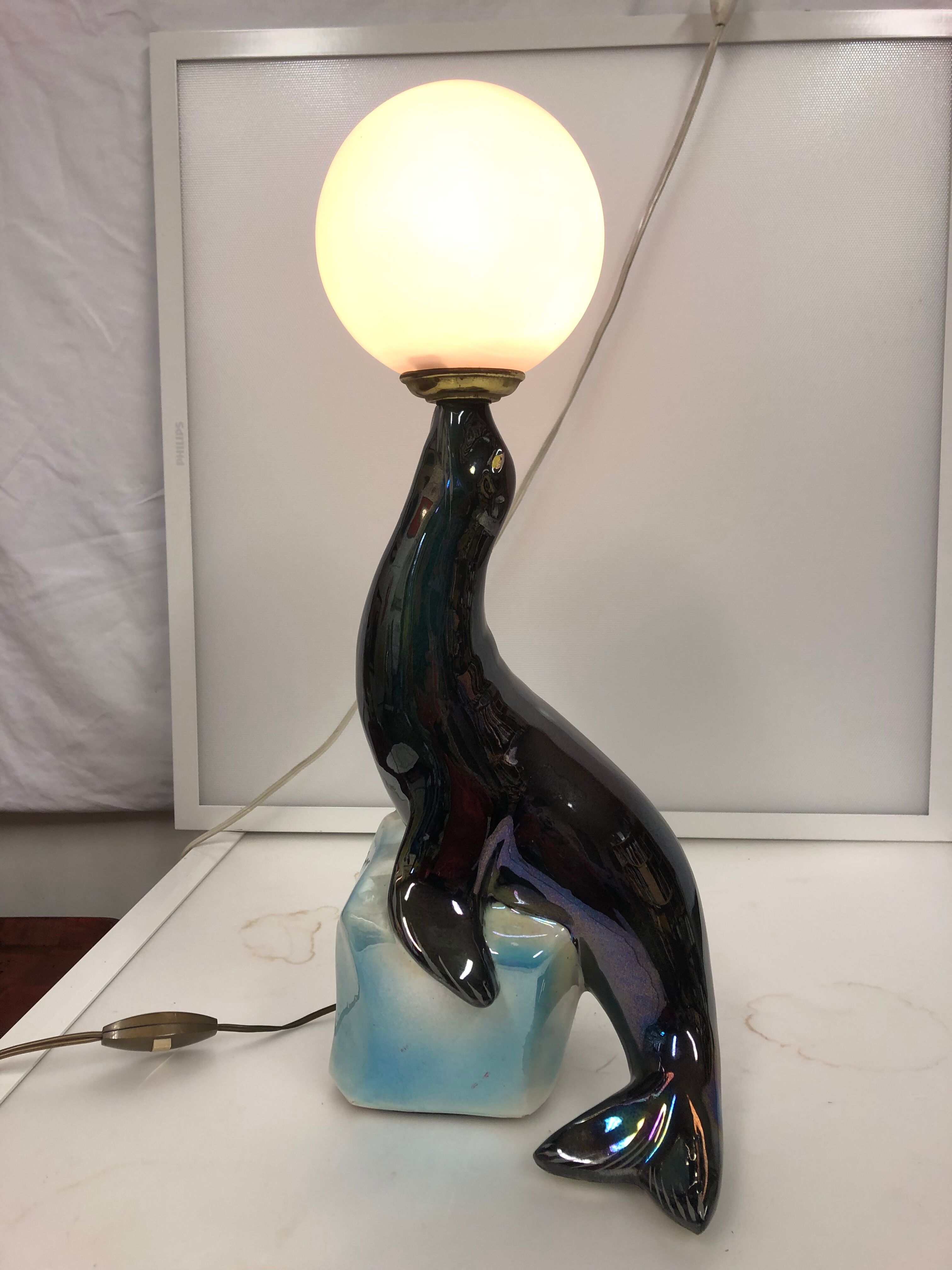 Sea lion lamp 1950