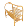 Rattan magazine holder