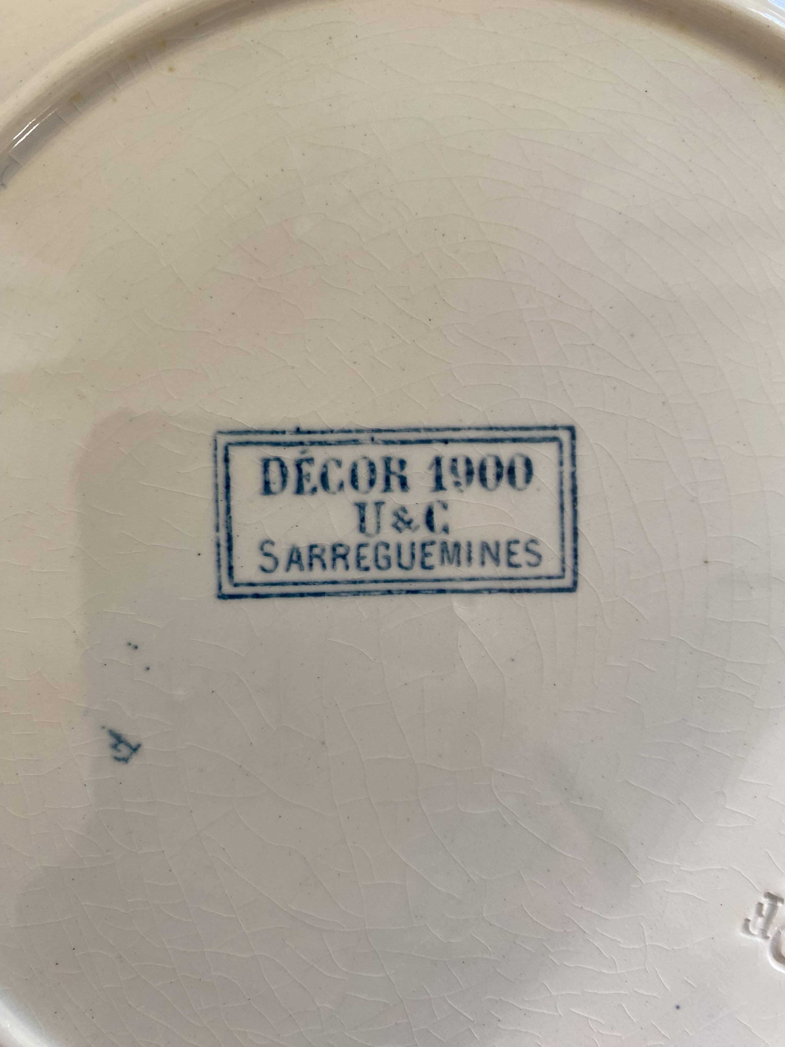 Assiettes terre de fer