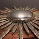 Miroir soleil sorcière en metal