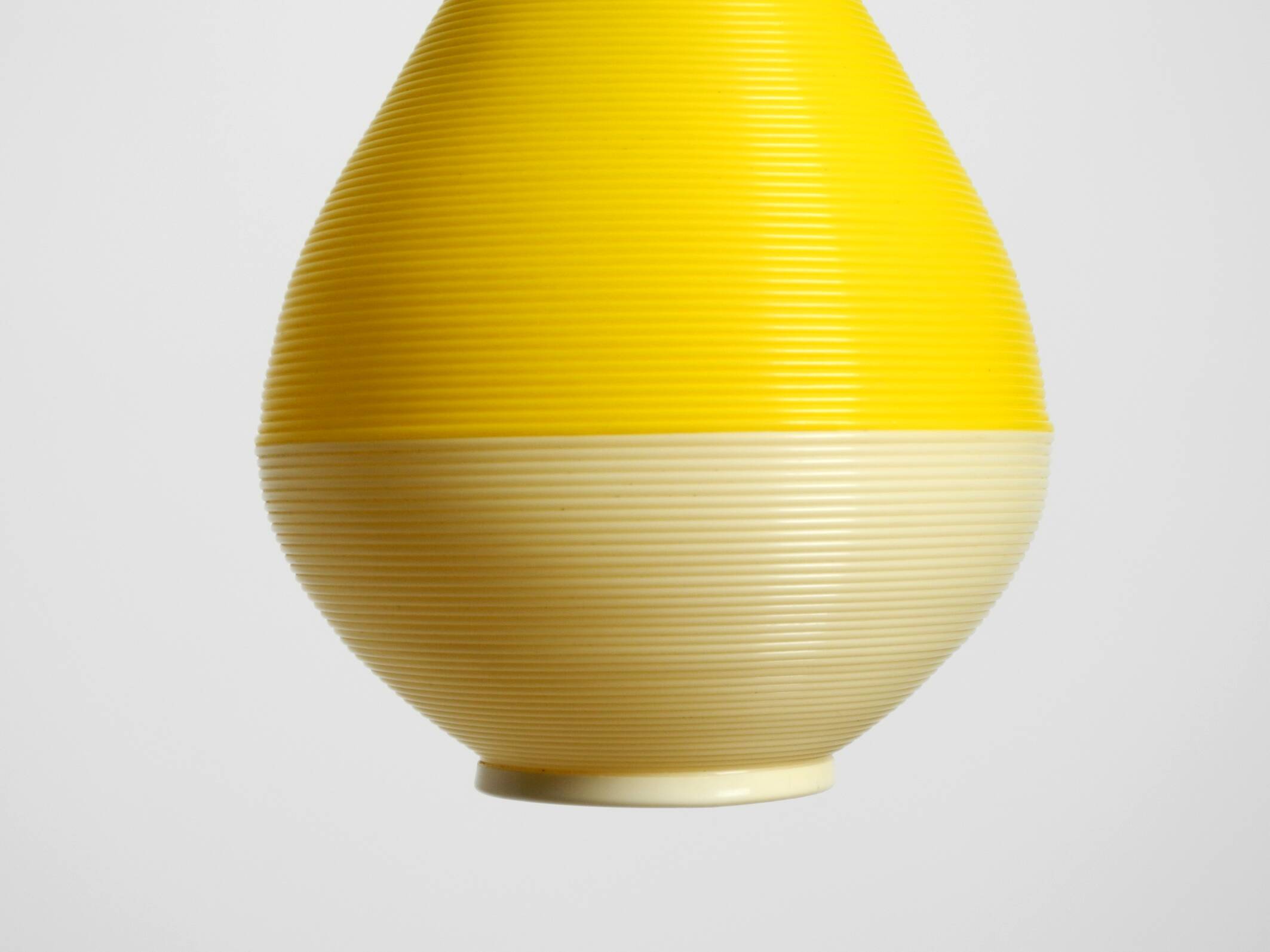 Beautiful original large 1960s Heifetz Rotaflex pendant lamp in drop shape