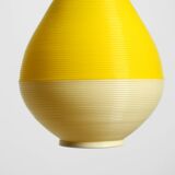 Beautiful original large 1960s Heifetz Rotaflex pendant lamp in drop shape