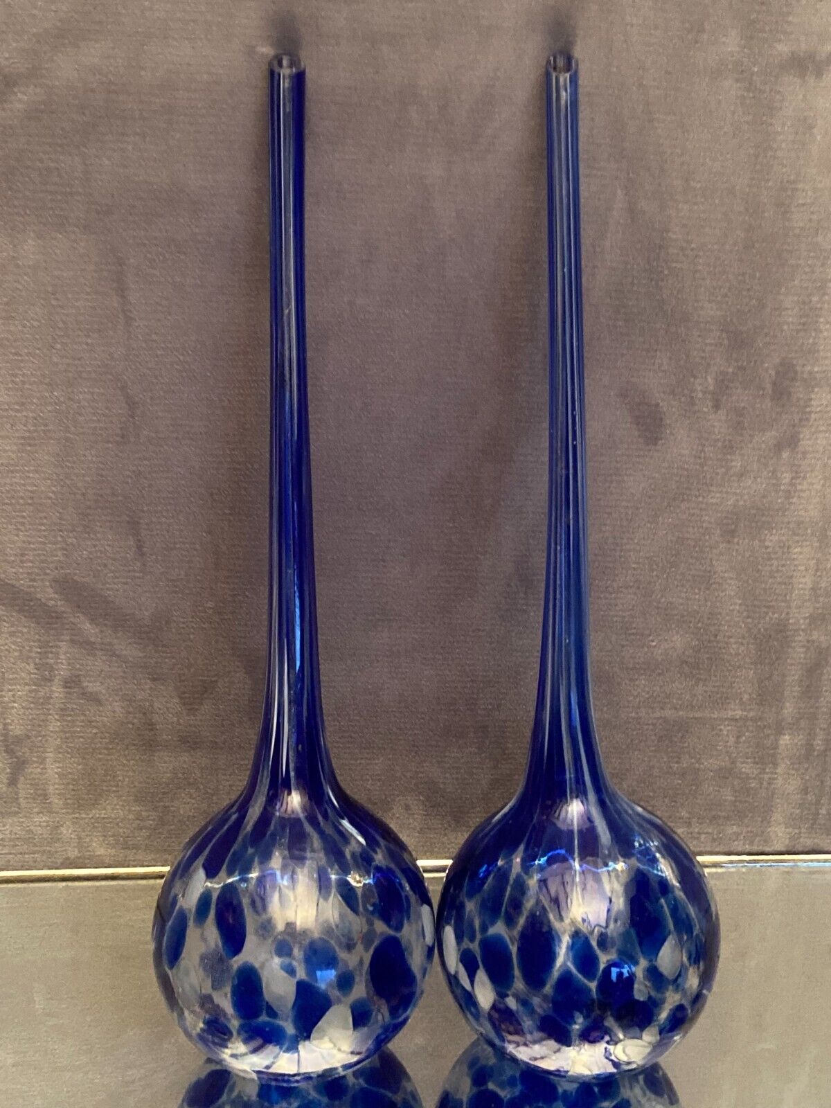 Pair of Murano glass vials