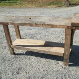 Oak and coniferous workbench