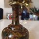Pied de lampe en email cloisonné