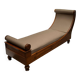 Récamier Empire avec tissu contemporain, France, XIXe siècle