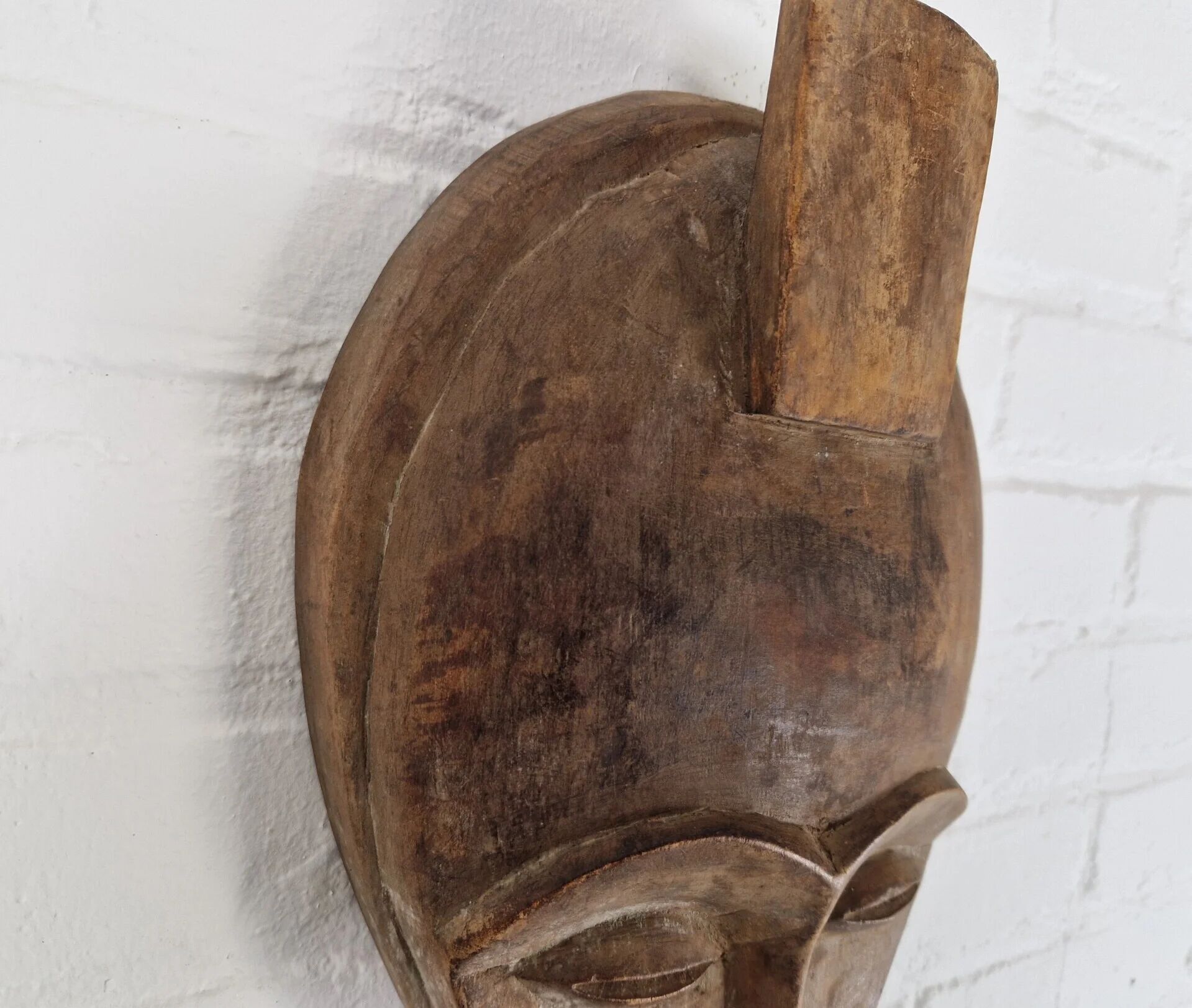 20th century carved African tribal mask