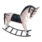 Cheval à bascule ancien