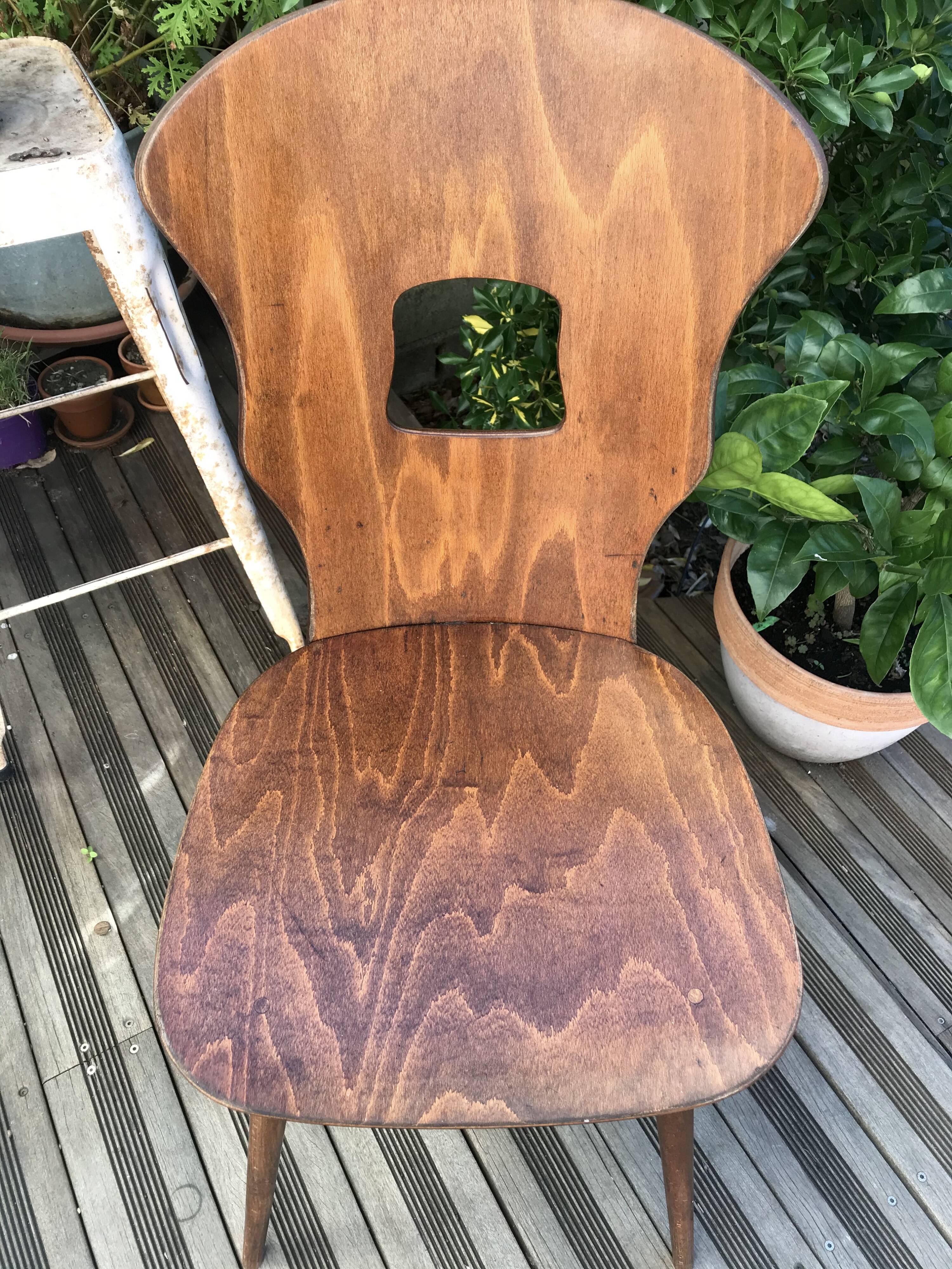 4 Baumann Gentiane chairs