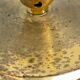 Vintage lamp Roche Bobois brass / wood veneer