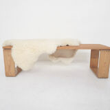 Ate van Apeldoon Pinewood bench, The Netherlands 1970's