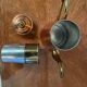 Teapot or coffee maker in copper and vintage brass