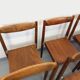 Set of 8 stackable chairs from the Czech manufacturer Bukoza