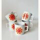 Set of 5 porcelain coffee cups from the 70s - Bavaria Germany