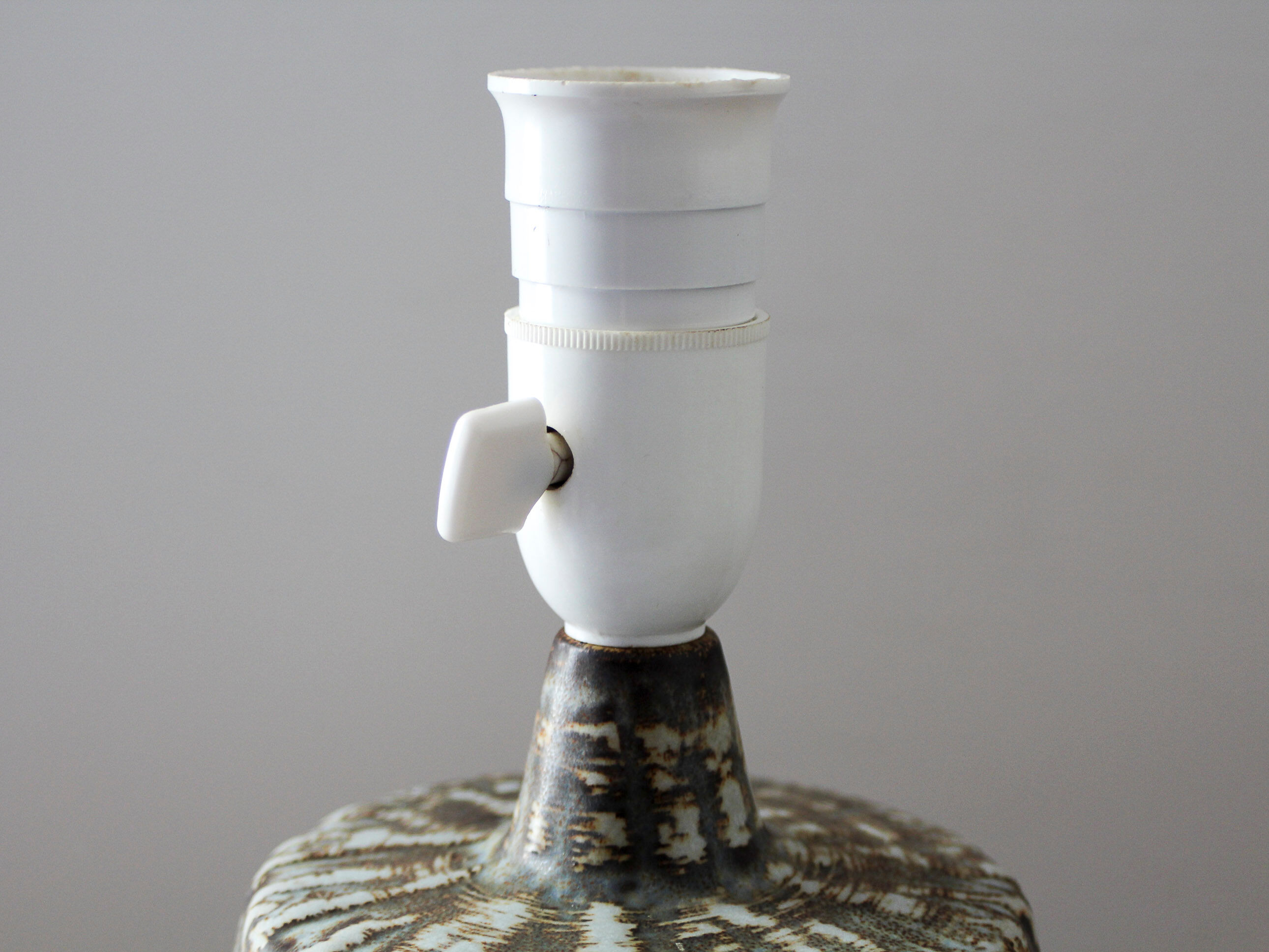 Rubus ceramic lamp stand by Gunnar Nylund for Rörstrand
