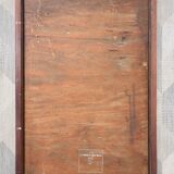 Vintage Rectangular Wall Mirror Teak Frame