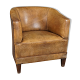 Sheepskin armchair