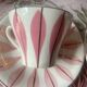 Set of 2 vintage Digoin coffee cups