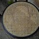3 caned bar stools