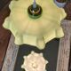 Vintage opaline pendant light