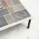 Brutalist square coffee table by Paul Kingma