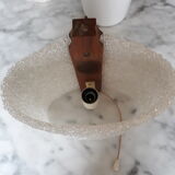 Perplex and teak vintage applique