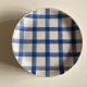 Set de 7 assiettes 1960 en faience vichy
