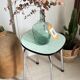 Vintage green Formica stool