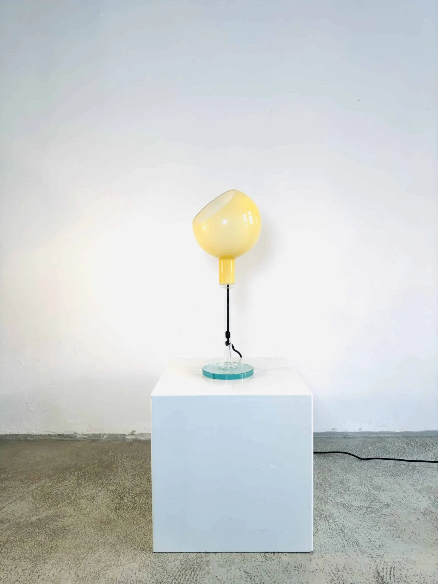 Parola Table Lamp By Gae Aulenti & Piero Castiglioni For Fontana Arte, Italy, 1980S