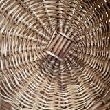 Wicker laundry basket