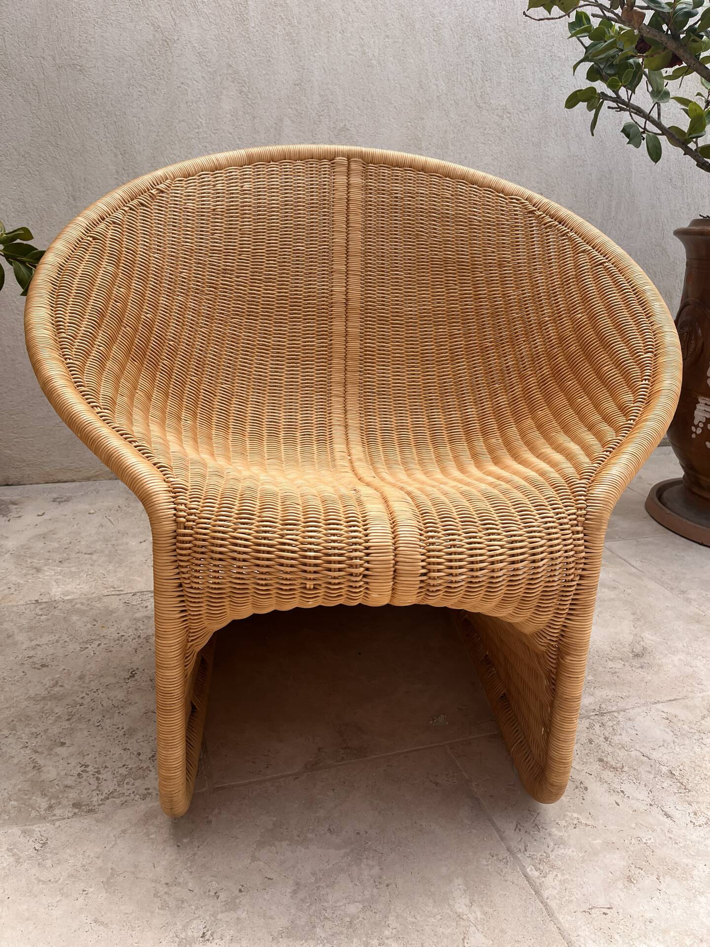 Rattan armchair model Kraton