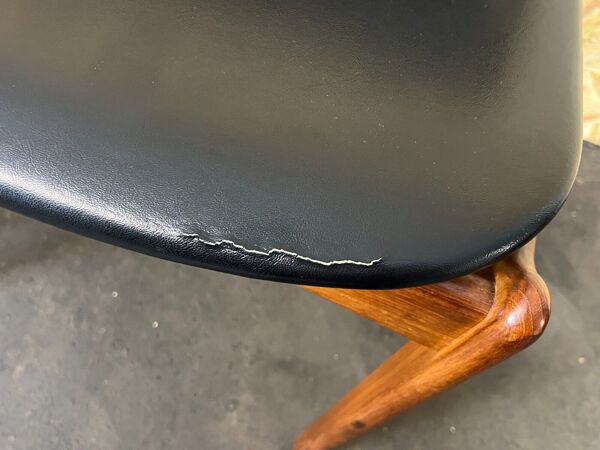 4 chaises en teck des années 70, chaise Erik Buch o.d. møbler Danemark