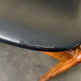 4 chaises en teck des années 70, chaise Erik Buch o.d. møbler Danemark