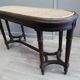 Wooden piano bench and Louis XVI style cannage