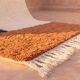 Traditional handmade natural wool rug 2/3 m