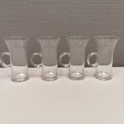 Original Irish coffee glasses from Arabia Finland, estimated 1980s, designed by Heikki Orvola
