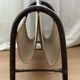 Vintage Rattan & Jute Magazine Rack | Bohemian Mid-Century Style | 197