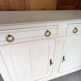 Vintage sideboard revamped in Parisian style.