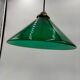 Lampe opaline verte ancienne