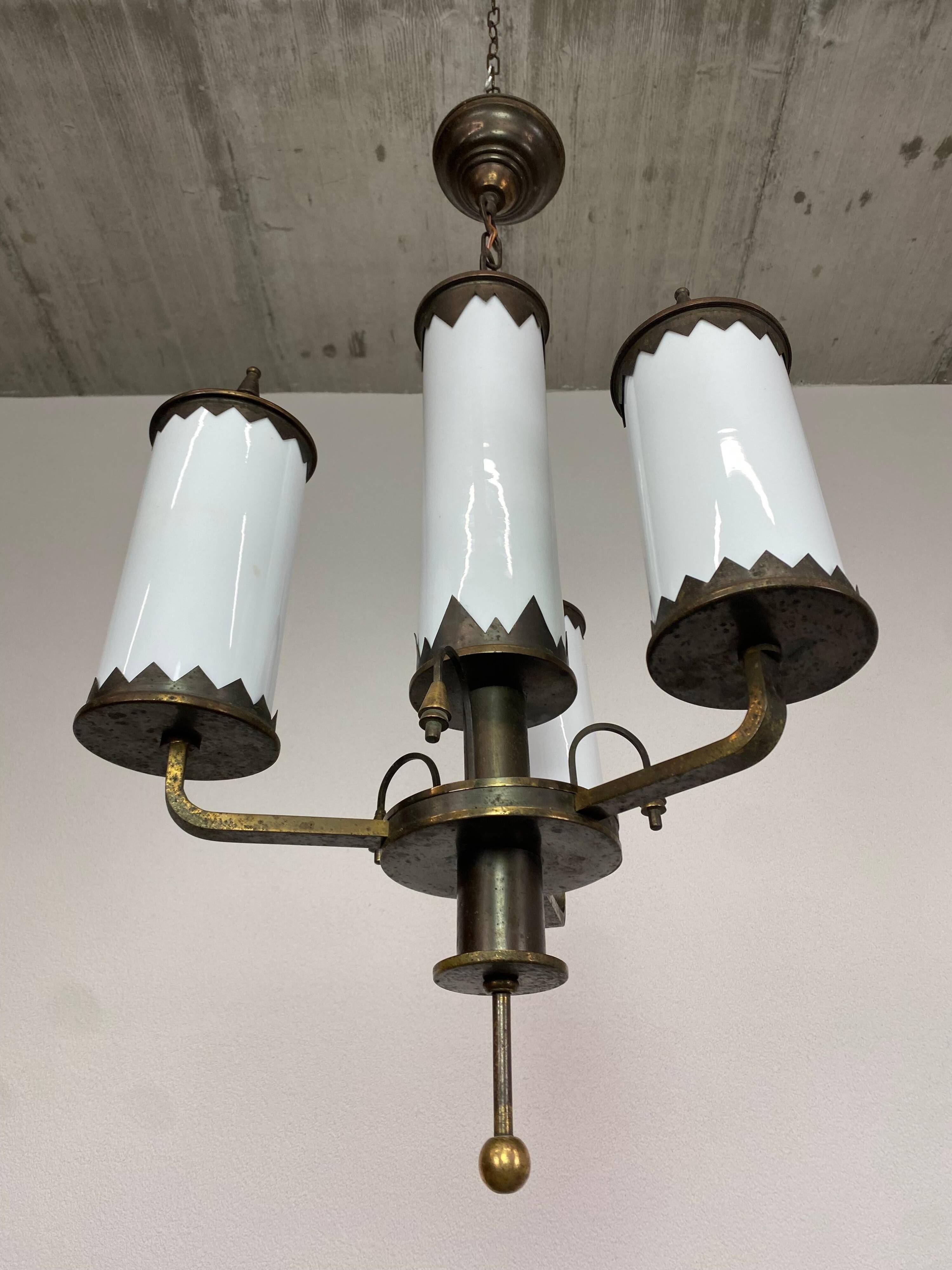 Roundcubist pendant lamp