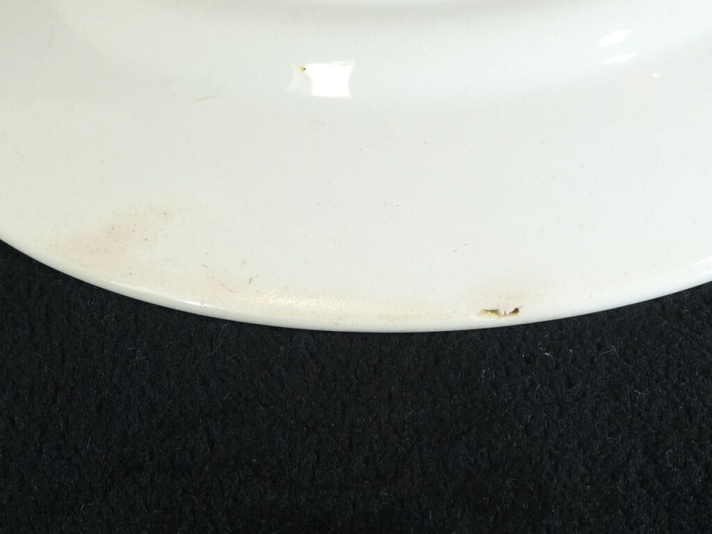 4 blue plates limoges model taurion