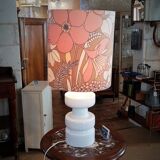 Foot porcelain vintage lamp