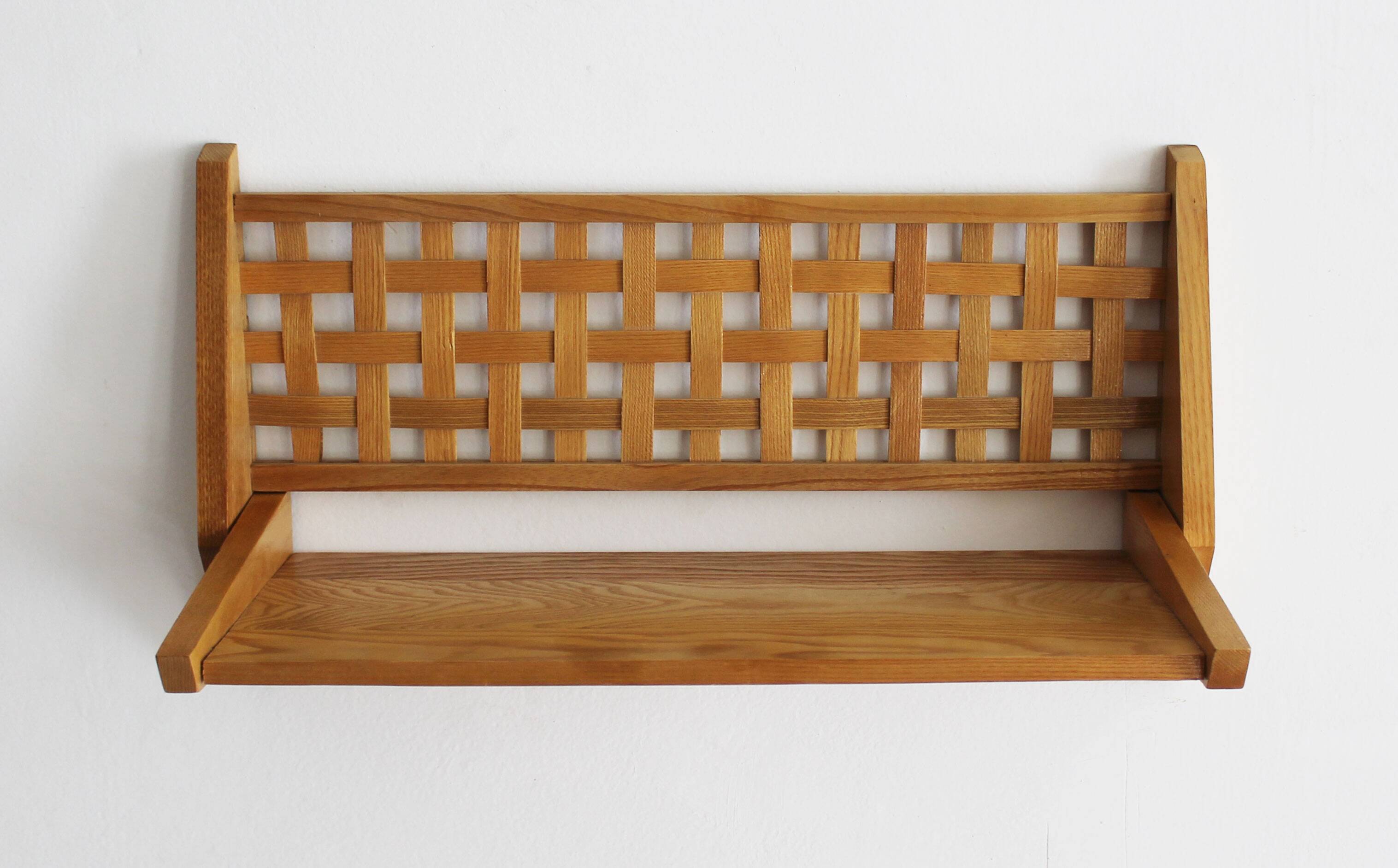 Pair of 1960's Wall Bookshelf