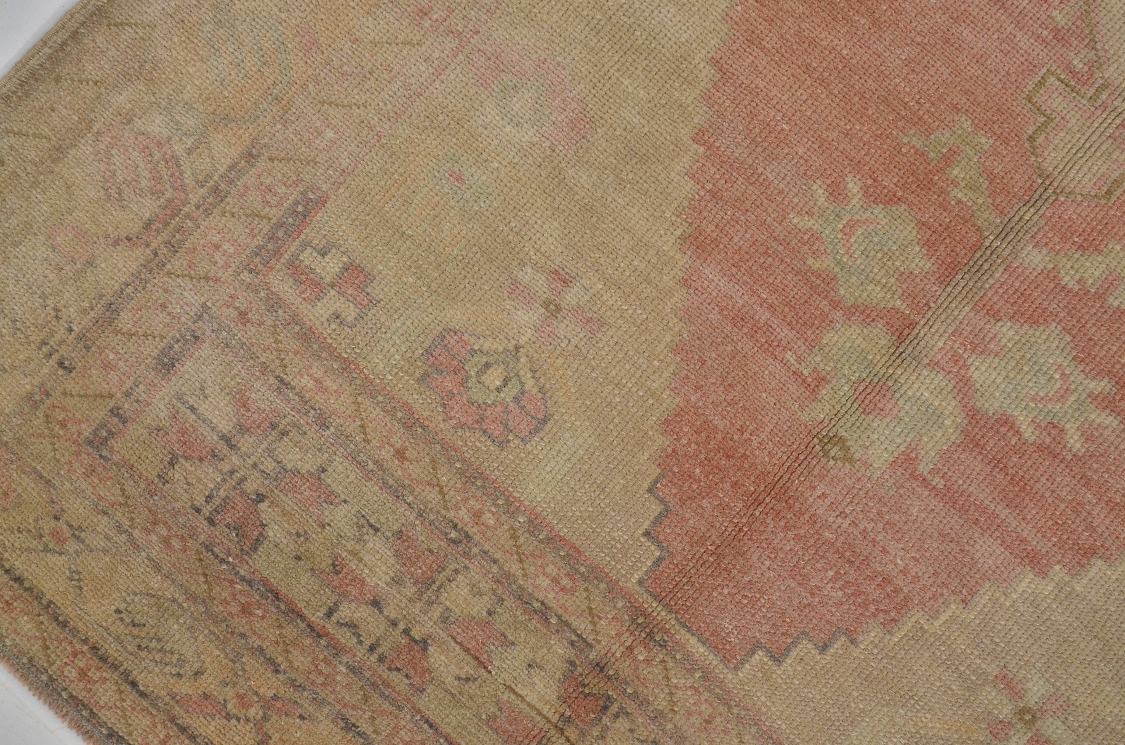 Oushak Vintage Floor Rug  sku c780