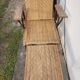 Chaise longue en rotin et osier