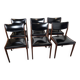 6 vintage rosewood chairs from the 60s