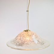 Vintage Murano Glass Pendant Lights from Kaiser-Leuchten, 1960s, Set of 2