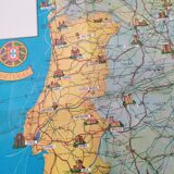 Vintage map of Spain
